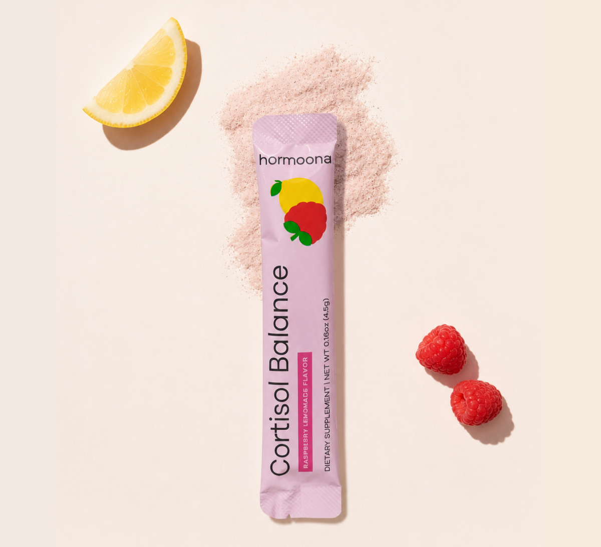 Cortisol Balance Raspberry Lemonade stick pack