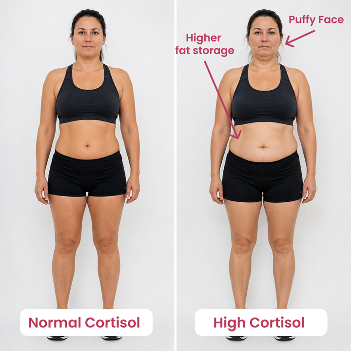 3. The weight isn't in the same place — because it isn't the same fat